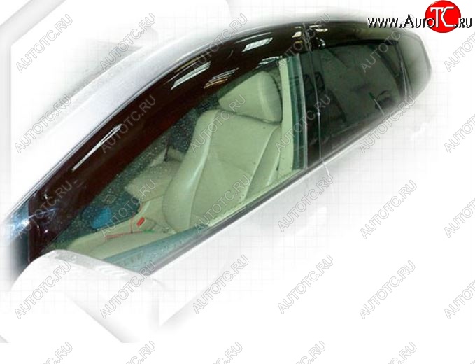 2 079 р. Дефлектора окон CA-Plastiс Subaru Tribeca (2008-2014) (Classic полупрозрачный, Без хром.молдинга)  с доставкой в г. Пермь