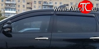 999 р. Комплект дефлекторов окон (ветровиков) 4 шт. Russtal Subaru Tribeca (2008-2014)  с доставкой в г. Пермь