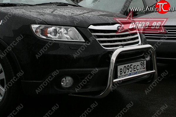 11 789 р. Защита переднего бампера Souz-96 (d60) Subaru Tribeca (2008-2014)  с доставкой в г. Пермь