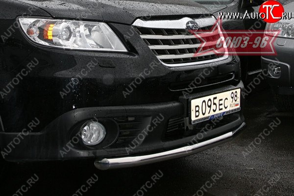 11 069 р. Защита переднего бампера одинарная Souz-96 (d60) Subaru Tribeca (2008-2014)  с доставкой в г. Пермь