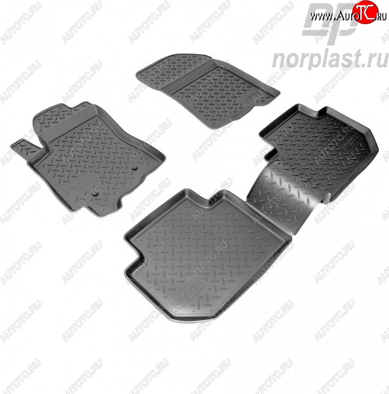 2 869 р. Комплект ковриков в салон Norplast  Subaru Tribeca (2008-2014)  с доставкой в г. Пермь