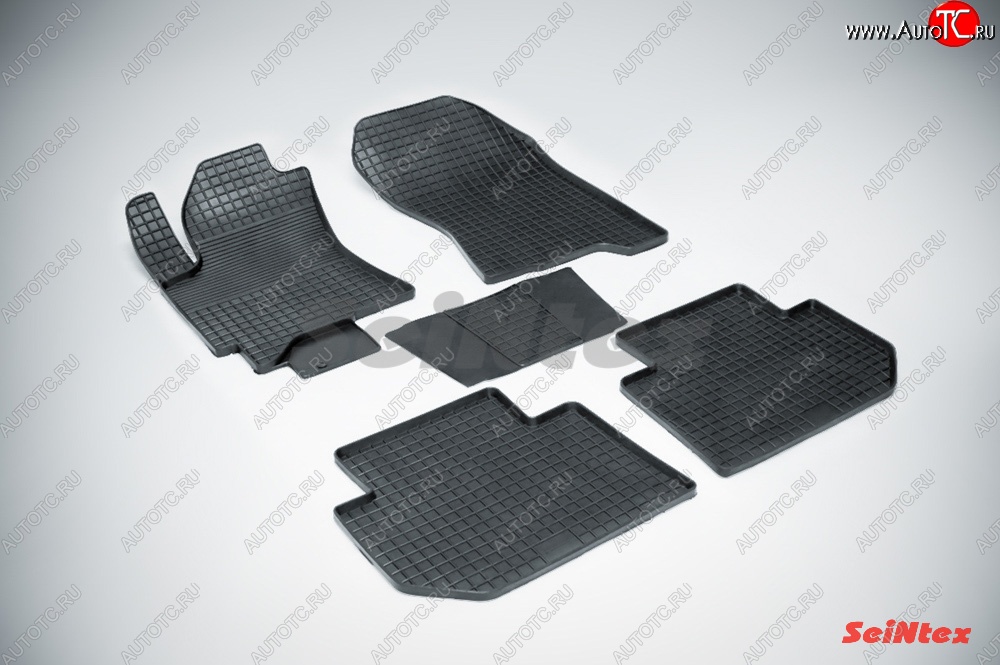 3 699 р. Износостойкие коврики в салон Seintex - Сетка  Subaru Tribeca (2005-2014)  с доставкой в г. Пермь