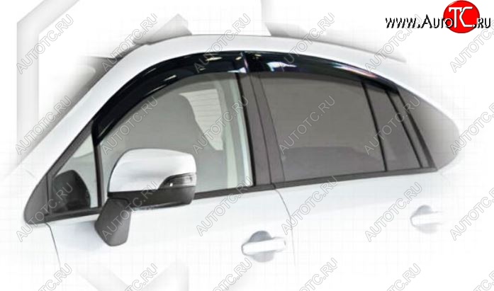 2 099 р. Дефлектора окон CA-Plastiс Subaru XV GP/G33 дорестайлинг (2012-2016) (Classic полупрозрачный, Без хром.молдинга)  с доставкой в г. Пермь