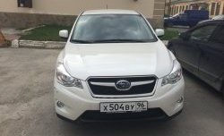 1 469 р. Сетка на бампер Russtal (черная) Subaru XV GP/G33 дорестайлинг (2012-2016)  с доставкой в г. Пермь. Увеличить фотографию 2