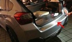 5 349 р. Защитная накладка на задний бампер СТ Subaru XV GP/G33 дорестайлинг (2012-2016)  с доставкой в г. Пермь. Увеличить фотографию 2
