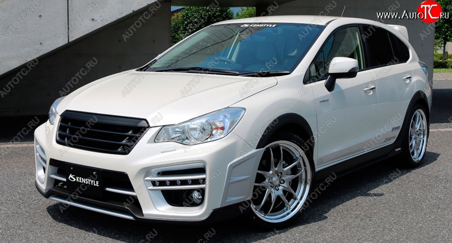14 199 р. Решетка радиатора KENSTYLE Subaru XV GP/G33 дорестайлинг (2012-2016) (Неокрашенная)  с доставкой в г. Пермь