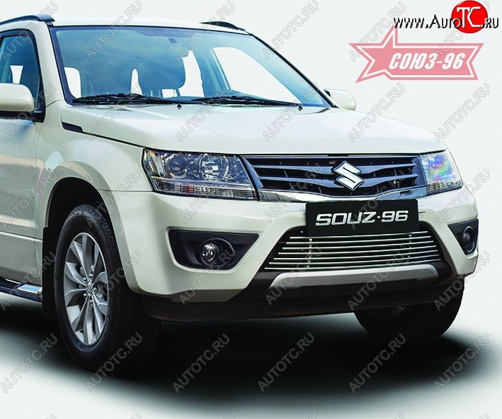 3 374 р. Декоративный элемент воздухозаборника Souz-96 (d10) Suzuki Grand Vitara JT 5 дверей 2-ой рестайлинг (2012-2016)  с доставкой в г. Пермь