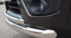 18 399 р. Защита переднего бампера (2 трубыØ76 и 42 мм, нержавейка) SLITKOFF Suzuki Grand Vitara JT 5 дверей 2-ой рестайлинг (2012-2016)  с доставкой в г. Пермь. Увеличить фотографию 3