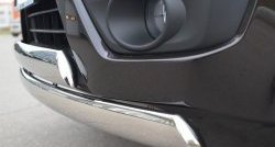 16 999 р. Защита переднего бампера (2 трубыØ75х42 мм, нержавейка) Russtal Suzuki Grand Vitara JT 5 дверей 2-ой рестайлинг (2012-2016)  с доставкой в г. Пермь. Увеличить фотографию 3