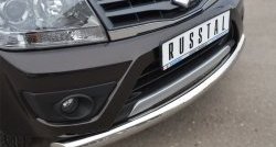 15 999 р. Одинарная защита переднего бампера диаметром 76 мм (5 дв.) SLITKOFF Suzuki Grand Vitara JT 5 дверей 2-ой рестайлинг (2012-2016)  с доставкой в г. Пермь. Увеличить фотографию 2