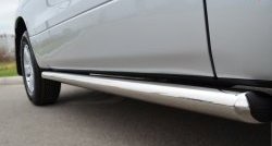 69 999 р. Защита порогов из круглой трубы диаметром 63 мм (3 дв.) Russtal Suzuki Grand Vitara JT 3 двери 2-ой рестайлинг (2012-2016) (Защита порогов с со скосами на торцах (вариант 1))  с доставкой в г. Пермь. Увеличить фотографию 4