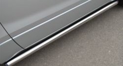 69 999 р. Защита порогов из круглой трубы диаметром 63 мм (3 дв.) Russtal Suzuki Grand Vitara JT 3 двери 2-ой рестайлинг (2012-2016) (Защита порогов с со скосами на торцах (вариант 1))  с доставкой в г. Пермь. Увеличить фотографию 7