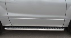 24 649 р. Широкая защита порогов (3 дв.) SLITKOFF Suzuki Grand Vitara JT 3 двери 2-ой рестайлинг (2012-2016)  с доставкой в г. Пермь. Увеличить фотографию 2