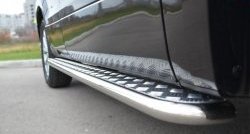 24 649 р. Широкая защита порогов (5 дв.) SLITKOFF  Suzuki Grand Vitara  JT 5 дверей (2012-2016) 2-ой рестайлинг  с доставкой в г. Пермь. Увеличить фотографию 3