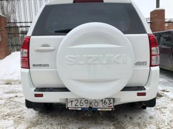 6 949 р. Пластиковый колпак запасного колеса SUZUKI (верхняя часть, 225/70/16)  Suzuki Grand Vitara ( FTB03 3 двери,  3TD62, TL52 5 дверей,  JT 5 дверей,  JT 3 двери,  JT) - Grand Vitara XL7 (неокрашенный)  с доставкой в г. Пермь. Увеличить фотографию 10