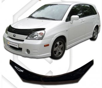 Дефлектор капота CA-Plastic Suzuki Aerio  RA21S, RC51S (2001-2007) седан дорестайлинг, cедан рестайлинг