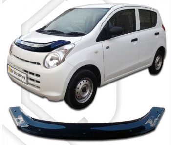 Дефлектор капота CA-Plastiс Suzuki Alto  HA25-35 (2009-2014) хэтчбэк 5 дв.