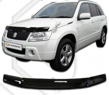 Дефлектор капота CA-Plastic Suzuki Escudo ( 5,  3) (2006-2012) дв. дорестайлинг, дорестайлинг, 1-ый рестайлинг