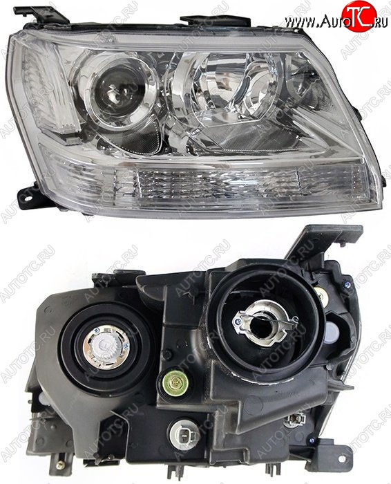 7 199 р. Правая фара SAT (под ксенон) Suzuki Escudo 3 дорестайлинг (2006-2008)  с доставкой в г. Пермь