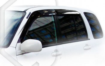 1 999 р. Дефлектора окон CA-Plastic Suzuki Escudo 2 (1997-2006) (Classic полупрозрачный)  с доставкой в г. Пермь. Увеличить фотографию 2