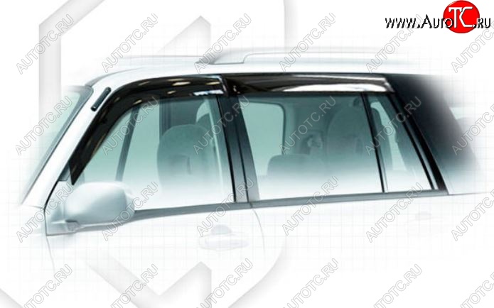 2 079 р. Дефлектора окон CA-Plastic  Suzuki Grand Vitara XL7 (2000-2006)  дорестайлинг, рестайлинг (Classic полупрозрачный)  с доставкой в г. Пермь