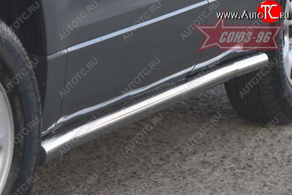 10 484 р. Защита порогов Souz-96 (d60) Suzuki Grand Vitara JT 3 двери дорестайлинг (2005-2008)  с доставкой в г. Пермь