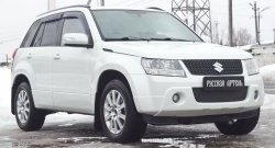 1 069 р. Зимняя заглушка решетки переднего бампера РА  Suzuki Grand Vitara ( JT 3 двери,  JT 5 дверей) (2008-2012) 1-ый рестайлинг  с доставкой в г. Пермь. Увеличить фотографию 3