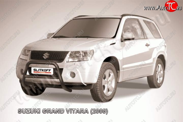 16 899 р. Кенгурятник d57 низкий  Suzuki Grand Vitara  JT 3 двери (2005-2008) дорестайлинг (Цвет: серебристый)  с доставкой в г. Пермь