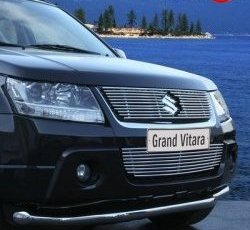Декоративная вставка решетки радиатора Novline Suzuki Grand Vitara  JT 5 дверей (2005-2008) дорестайлинг