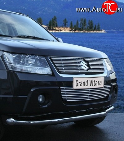 5 984 р. Декоративная вставка решетки радиатора Novline  Suzuki Grand Vitara  JT 5 дверей (2005-2008) дорестайлинг  с доставкой в г. Пермь