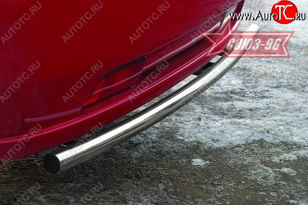 6 650 р. Защита заднего бампера Souz-96 (d42)  Suzuki Ignis (2003-2008)  с доставкой в г. Пермь