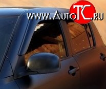 999 р. Комплект дефлекторов окон (ветровиков) 4 шт. (хетчбек) Russtal Suzuki Swift ZC72S дорестайлинг, хэтчбэк 5 дв. (2010-2013)  с доставкой в г. Пермь