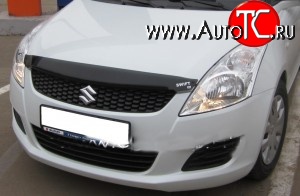 959 р. Дефлектор капота NovLine Suzuki Swift ZC72S дорестайлинг, хэтчбэк 5 дв. (2010-2013)  с доставкой в г. Пермь