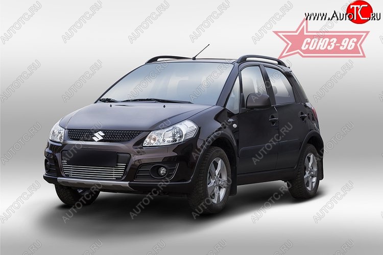 4 589 р. Декоративный элемент воздухозаборника Souz-96 (d10)  Suzuki SX4  JYB, JYA (2013-2016) хэтчбэк дорестайлинг  с доставкой в г. Пермь