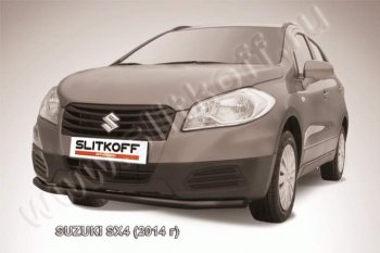 защита переднего бампера Slitkoff Suzuki SX4  JYB, JYA (2013-2016) хэтчбэк дорестайлинг