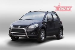 Защита переднего бампера Souz-96 (d60) Suzuki SX4  JYB, JYA (2013-2016) хэтчбэк дорестайлинг