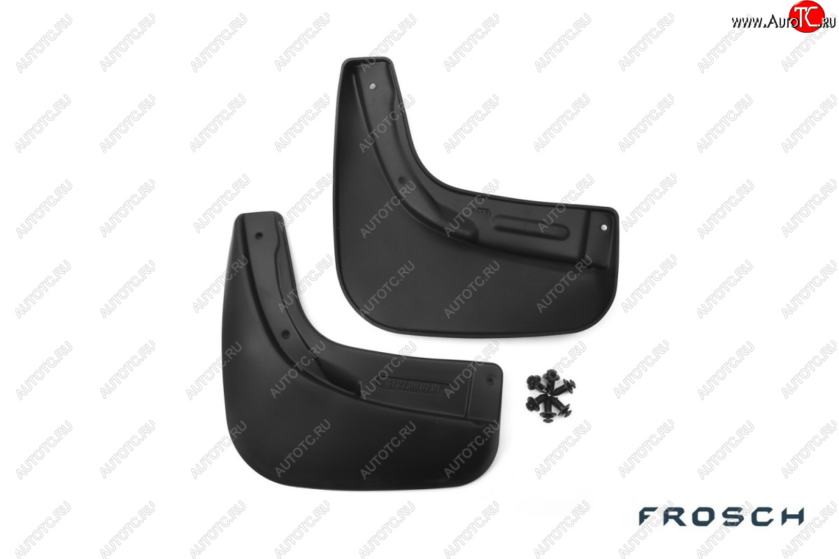 2 699 р. Брызговики Frosch (optimum)  Suzuki SX4  JYB, JYA (2013-2016) хэтчбэк дорестайлинг (Задние)  с доставкой в г. Пермь