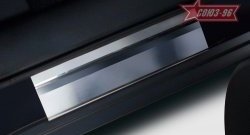 Накладки на внутренние пороги Souz-96 Suzuki SX4  JYB, JYA (2013-2016) хэтчбэк дорестайлинг
