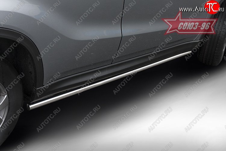 12 149 р. Защита порогов Souz-96 (d42) Suzuki Vitara LY дорестайлинг (2015-2019)  с доставкой в г. Пермь