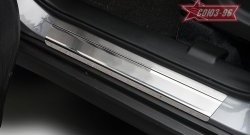 Накладки на внутренние пороги Souz-96 Suzuki Vitara  LY (2015-2025) дорестайлинг, рестайлинг