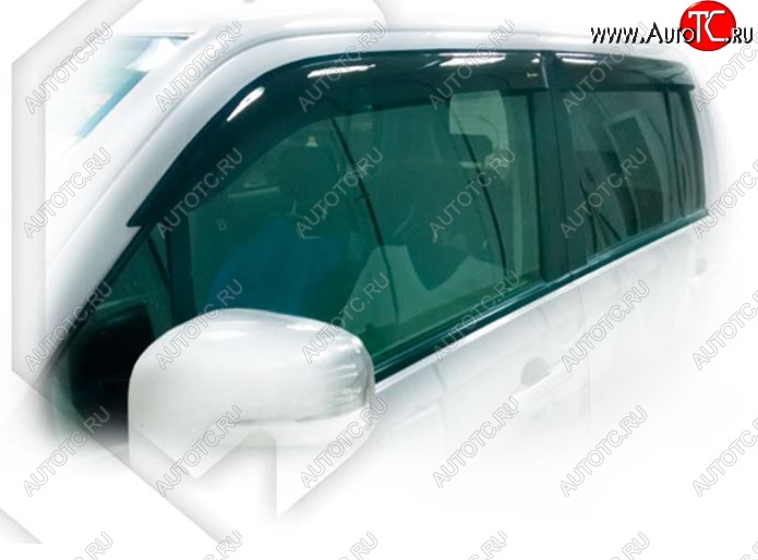 1 899 р. Дефлектора окон CA-Plastic  Suzuki Wagon R  MH23S (2008-2012) (Classic полупрозрачный, Без хром.молдинга)  с доставкой в г. Пермь