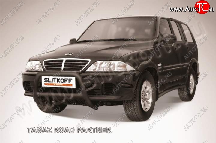 16 899 р. Кенгурятник d57 низкий  ТАГАЗ Road Partner (2007-2011) (Цвет: серебристый)  с доставкой в г. Пермь