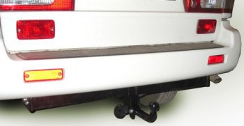 Фаркоп Лидер Плюс (съемный шар тип А, с нержавеющей пластиной) SSANGYONG Musso (1993-2005), ТАГАЗ Road Partner (2009-2011)