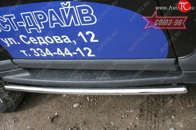 10 349 р. Защита штатных порогов Souz-96 (d42)  ТАГАЗ Tager  3d (2008-2012)  с доставкой в г. Пермь