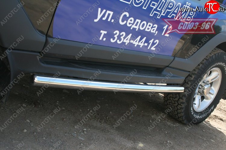 10 799 р. Защита штатных порогов Souz-96 (d60)  ТАГАЗ Tager  3d (2008-2012)  с доставкой в г. Пермь