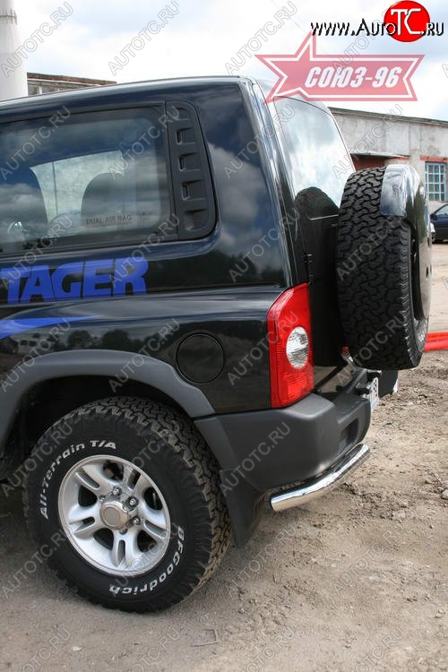 8 009 р. Защита заднего бампера Souz-96 (d60)  ТАГАЗ Tager  3d (2008-2012)  с доставкой в г. Пермь