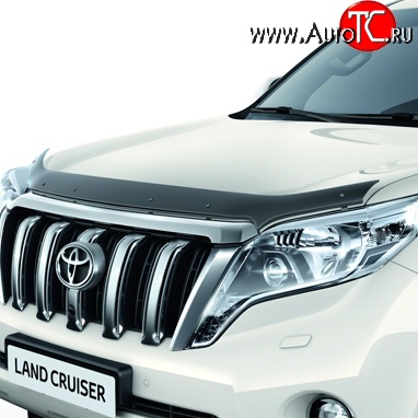 3 689 р. Дефлектор капота NovLine Toyota Land Cruiser Prado J150 1-ый рестайлинг (2013-2017)  с доставкой в г. Пермь