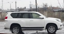 4 699 р. Молдинги RA  Toyota Land Cruiser Prado  J150 (2013-2017) 1-ый рестайлинг (Поверхность глянец (под окраску), Неокрашенные)  с доставкой в г. Пермь. Увеличить фотографию 2