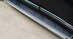14 899 р. Защита порогов из круглой трубы диаметром 42 мм SLITKOFF Toyota Land Cruiser Prado J150 1-ый рестайлинг (2013-2017)  с доставкой в г. Пермь. Увеличить фотографию 2