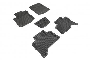 Коврики в салон EVA 3D РОМБ (полимер, 5 шт.) Toyota Land Cruiser Prado  J150 (2013-2020) 1-ый рестайлинг, 2-ой рестайлинг